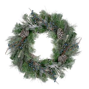 Northlight Pine & Blueberry Artificial Christmas Wreath
