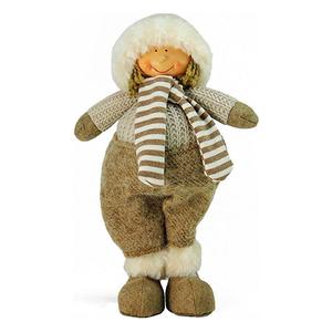 Northlight Boy in Fuzzy Pants Christmas Figure