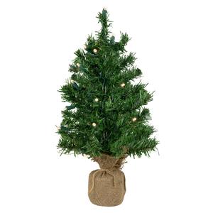 Northlight 18in. Pre-Lit Pine Artificial Christmas Tree