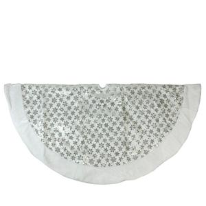 Northlight 60in. Sequin  Snowflake Christmas Tree Skirt