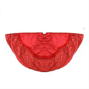 Northlight 60in. Embroidered Poinsettia Tree Skirt