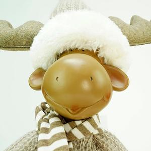 Northlight Standing Plush Moose Christmas Figure alternate view