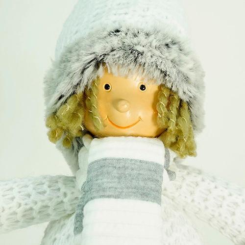 Northlight Wintry Boy Standing Christmas Figurine alternate view