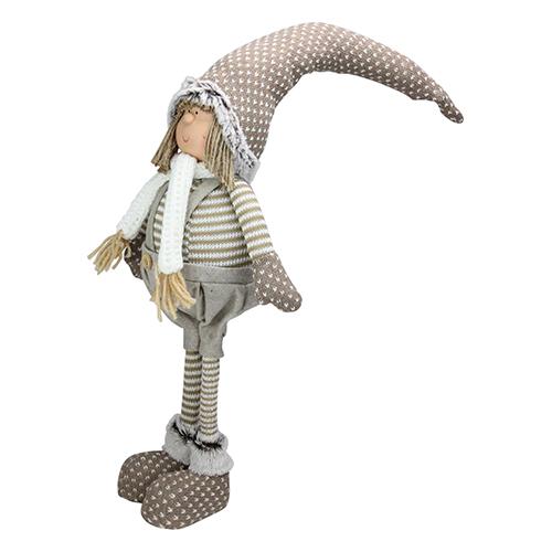 Northlight Standing Nordic Boy with Stripes Christmas Figure alternate view