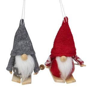 Northlight 4in. Gnome Christmas Ornaments - Set of 2