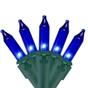 Northlight 10ft. Blue Mini Christmas Light Set