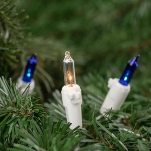 Northlight 10ft. Blue Christmas Lights - White Wire alternate view