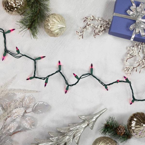 Northlight 10ft. Purple Christmas Lights - Green Wire alternate view