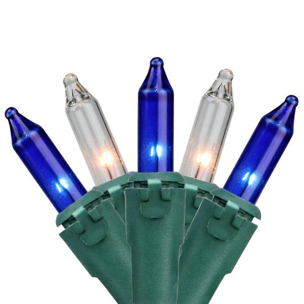 Northlight 100ct. LED Blue & White Christmas Light Set