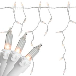 Northlight 150 Clear Mini Icicle Christmas Lights