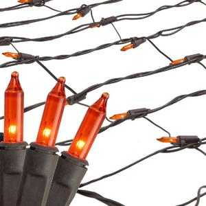 Northlight Orange Tree Trunk Wrap Net Lights