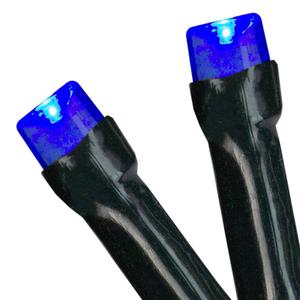 Northlight 20ct. Black Wire Blue LED Christmas Lights alternate view