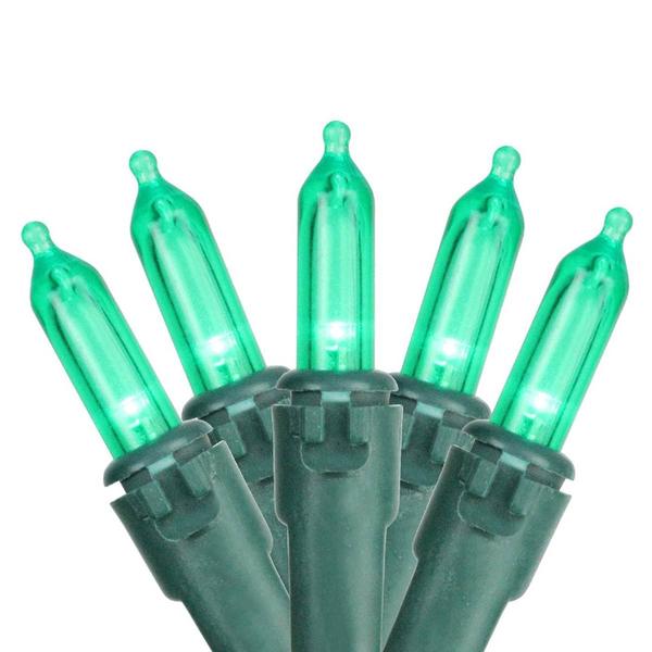 Northlight 100 Green LED Mini Christmas Lights