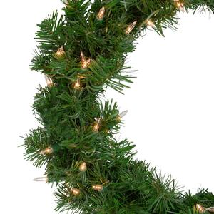 Northlight 18in. Deluxe Windsor Pine Christmas Wreath alternate view