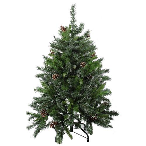 Northlight 4ft. Snowy Delta Pine Cones Artificial Christmas Tree