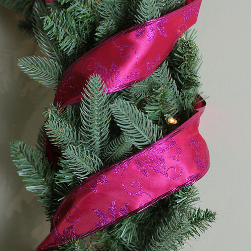 Northlight Seasonal 12pk. Purple Wired Christmas Ribbon