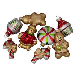 Northlight 8 Gingerbread Men with Sweet Treat Ornaments