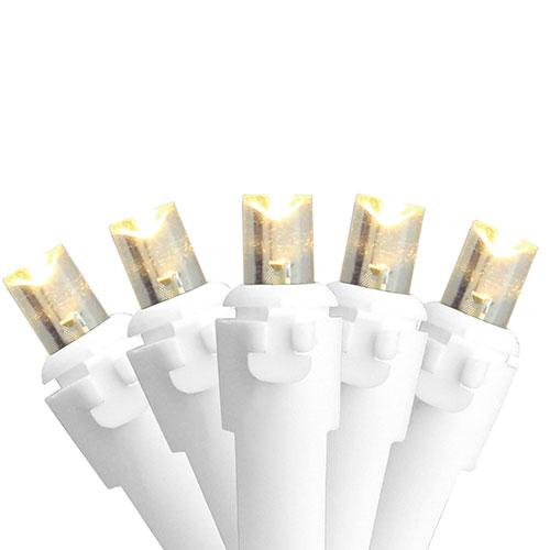 Northlight 50ct. Wide Angle White Christmas Lights