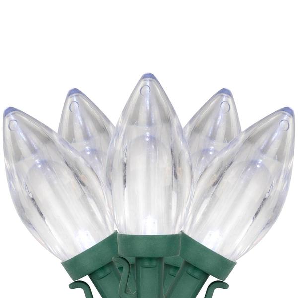 Northlight 25ct. Pure White LED C9 Mini Christmas Lights