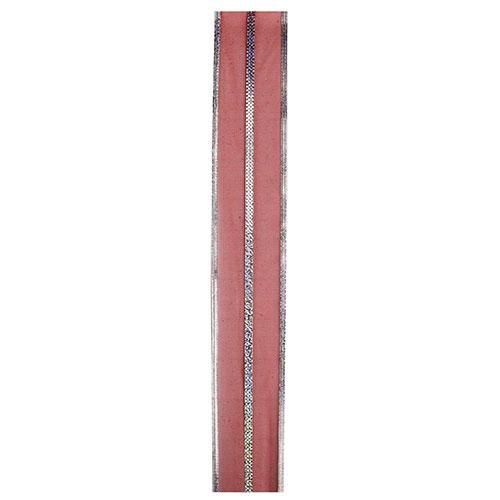 Northlight 12 Spools Red & Silver Striped Ribbon alternate view