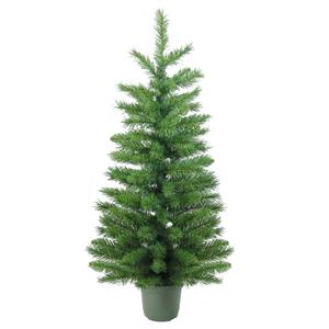 Northlight 4ft. Unlit Green Walkway Potted Christmas Tree