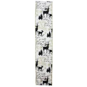 Northlight 30ft. Playful Reindeer Wired Craft Ribbon alternate view