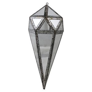 Northlight 10.5in. Mirrored Geometric Framed Christmas Ornament