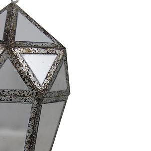 Northlight 10.5in. Mirrored Geometric Framed Christmas Ornament alternate view
