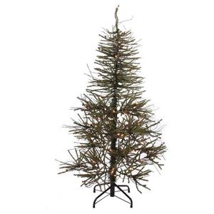 Northlight 4ft. Pre-Lit Warsaw Twig Artificial Christmas Tree