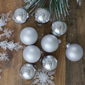 Northlight 9ct. 2-Finish Christmas Ball Ornaments alternate view