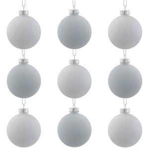 Northlight 9ct. 2-Finish Christmas Ball Ornaments