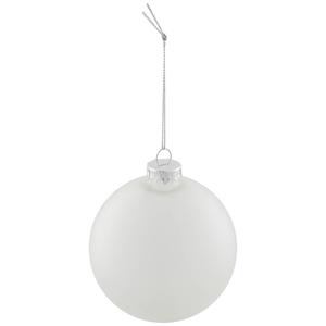 Northlight 4ct. Frosted Matte Glass Christmas Ornaments alternate view