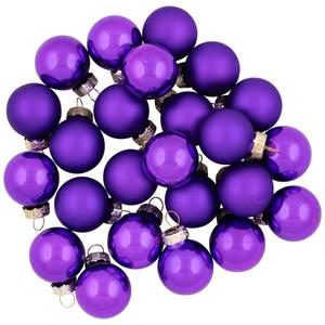 Northlight 24ct. Glass Christmas Ball Ornaments