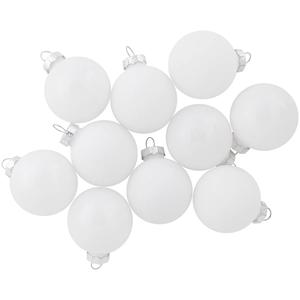 Northlight 10ct. Glass Christmas Ball Ornaments