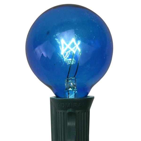 Northlight 25pk. Blue G40 Christmas Replacement Bulbs alternate view