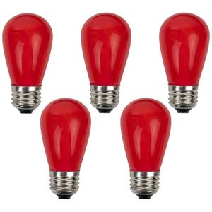 Northlight 25pk. Opaque Red LED S14 Christmas Replacement Bulbs alternate view