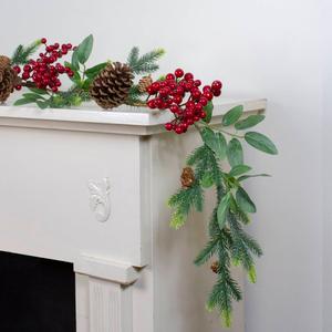 Northlight 5ft. Berries Artificial Christmas Garland alternate view