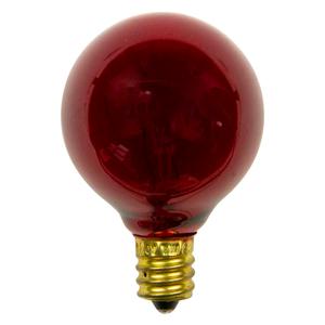 Northlight 25pk. G40 Red Christmas Replacement Bulbs alternate view