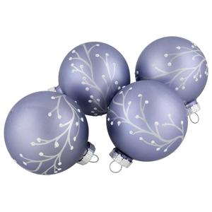 Northlight 4ct. Branches Glass Ball Christmas Ornaments