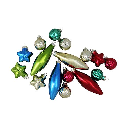 Northlight 4pk. Shiny Shatterproof Christmas Ornaments