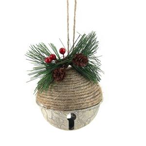 Northlight 5in. Rustic Pine and Holly Christmas Ornament