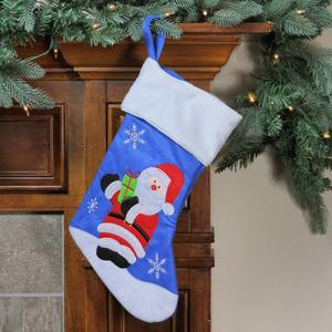 Northlight 15in. Santa Claus with Gift Christmas Stocking alternate view