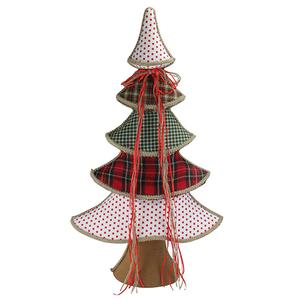 Northlight Polka Dot & Plaid Christmas Tree Decoration