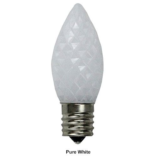 Northlight Seasonal Faceted LED Christmas Replacement Bulbs 25pk.