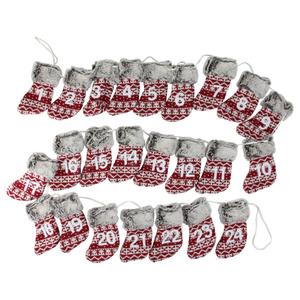 Northlight Countdown to Christmas Stocking Garland