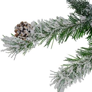 Northlight 22in. Snowy Pine Cones Christmas Door Swag alternate view