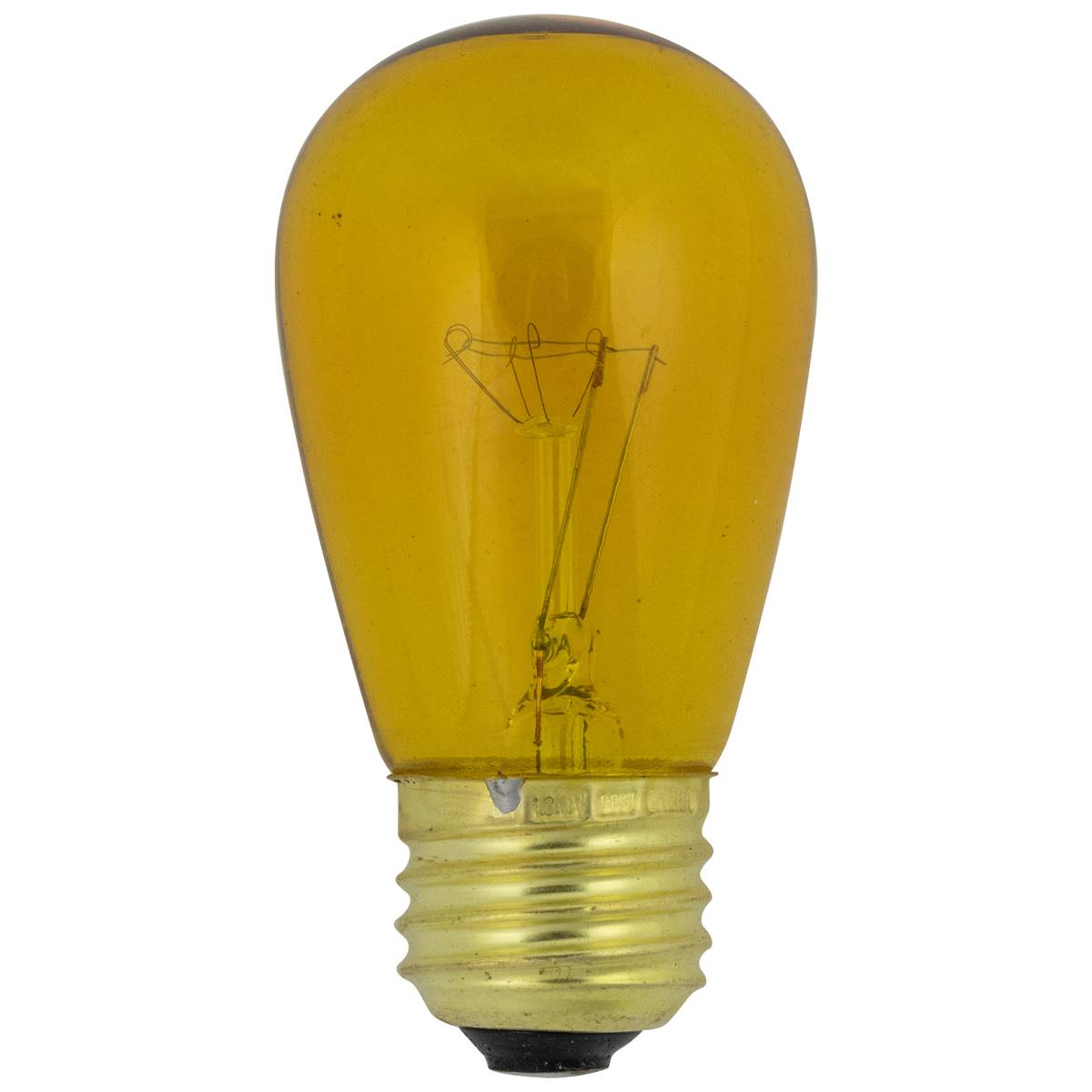 Northlight Seasonal 25pk. S14 Yellow Christmas Replacement Bulbs