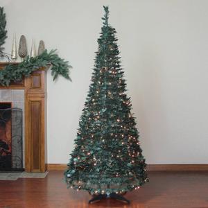 Northlight 6ft. Pre-Lit Holly Pop-Up Artificial Christmas Tree alternate view