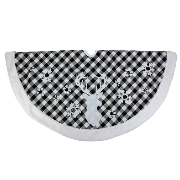 Northlight 48in. Plaid Rustic Tree Skirt