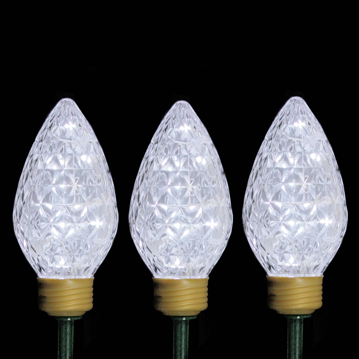 Northlight Seasonal Set Of 3 LED Pathway Marker Lawn Stakes